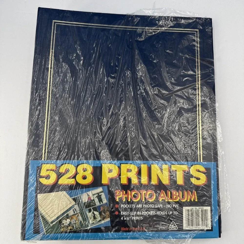 VTG Deluxe Craft Photo Album Collection 4x6 Holds 528 Prints NOS